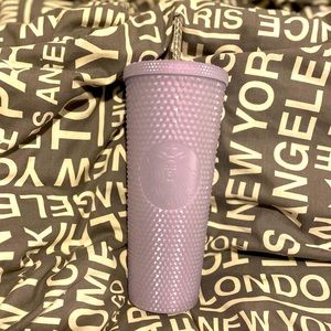 Brand New - Starbucks 20 Oz Light violet Studded Tumbler